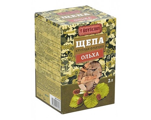 Щепа для копчения (2 л) Boyscout Ольха 61923