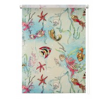 Штора рулонная (90x175 см) Аквариум