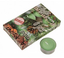 Набор из 6 свечей ароматических (4x2 см) Хвоя 348-496