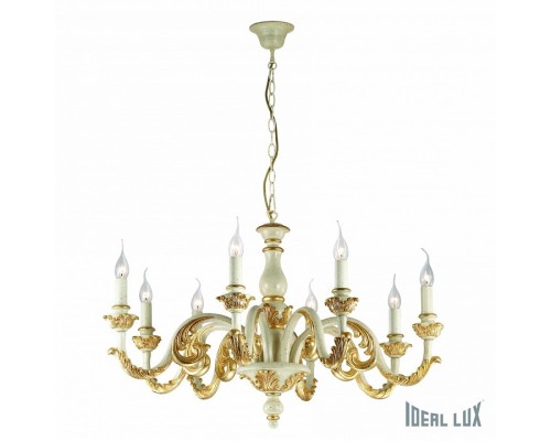 Подвесная люстра Ideal Lux Giglio GIGLIO SP8 ORO
