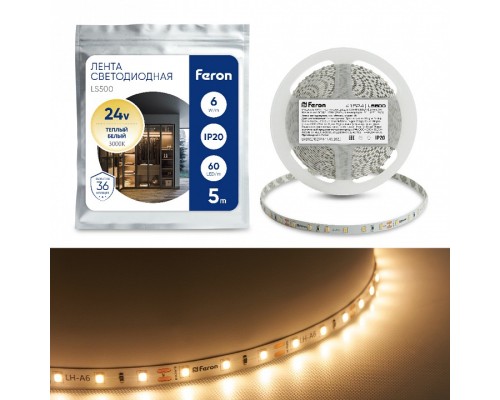 Лента светодиодная Feron LS500 41524