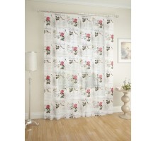 Гардина (300x260 cм) 1 шт. Розы и Птицы
