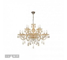 Подвесная люстра iLamp Asia 81072-8+4 WH
