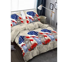 Постельное белье полутораспальное Мако-сатин Adventure