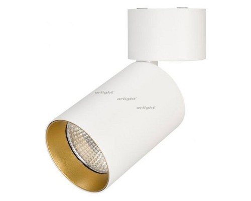 Светильник на штанге Arlight SP-POLO-SURFACE-FLAP-R85-15W Day4000 (WH-GD, 40 deg) 027547