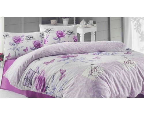 Постельное белье евростандарт Sienna Lila