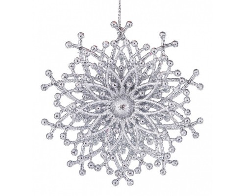 Елочная игрушка (11 см) Снежинка 865-364