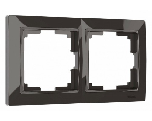 Рамка на 2 поста Werkel Snabb basic серо-коричневый W0022007
