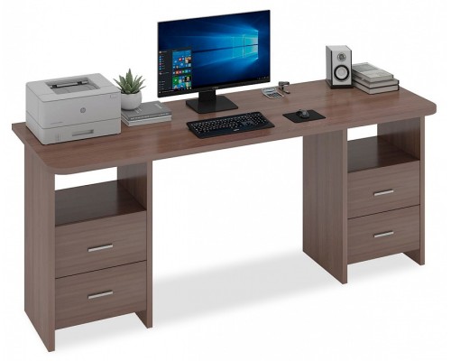 Стол письменный Домино Lite СКЛ-Прям180Р+2ТЯЛ