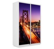 Шкаф-купе Экспресс Фото дуо 1007 1600x600x2200