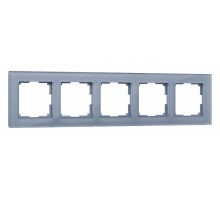 Рамка на 5 постов Werkel Favorit (серый) W0051115