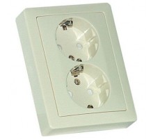 Розетка с заземлением Imex 1232L 1232L-S110