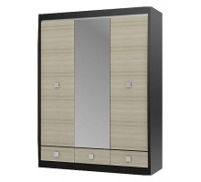 Шкаф платяной Ксено СТЛ.078.16 дуб феррара/ясень глянец