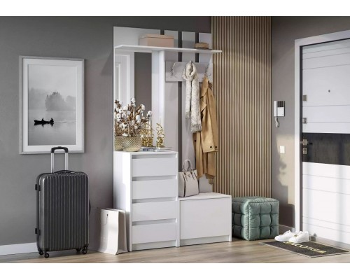 Стенка для прихожей Айден Мальм