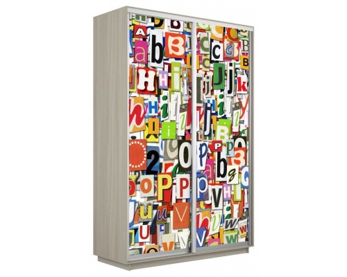 Шкаф-купе Экспресс Фото дуо 1017 1600x450x2400