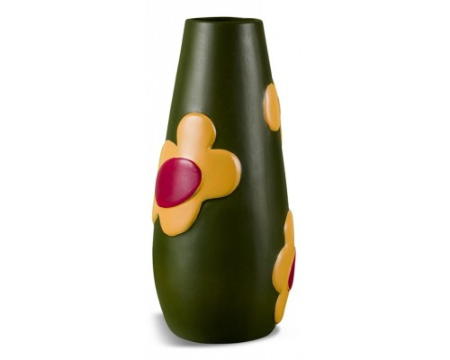 Ваза настольная (29.5 см) С цветочным декором MY-D146