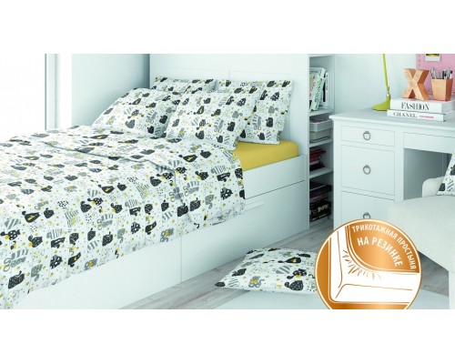 Постельное белье детское Eco Cotton Combo Gatos YE