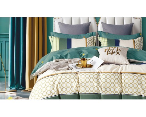 Постельное белье евростандарт Satin de Luxe 0010-SK