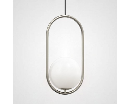 Подвесной светильник Imperiumloft Matthew Mccormick Hoop Silver Mila Pendant HOOP-B01