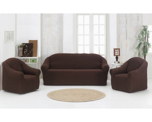 Набор чехлов для дивана и кресел (210x70x70 см) 1780/CHAR