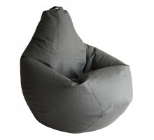 Кресло-мешок Серая ЭкоКожа XL