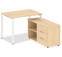 Стол письменный Metal System БП.РС-СТС-2.1 (R)