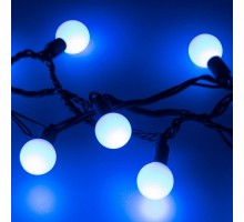 Гирлянда нить [20 м] Ball ARD-BALL-CLASSIC-D23-20000-BLACK-160LED BLUE (230V, 7W)