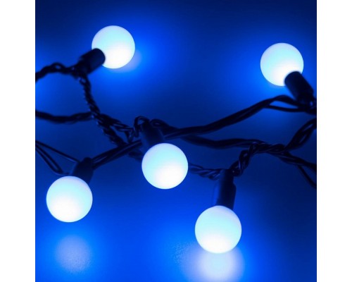Гирлянда нить [20 м] Ball ARD-BALL-CLASSIC-D23-20000-BLACK-160LED BLUE (230V, 7W)