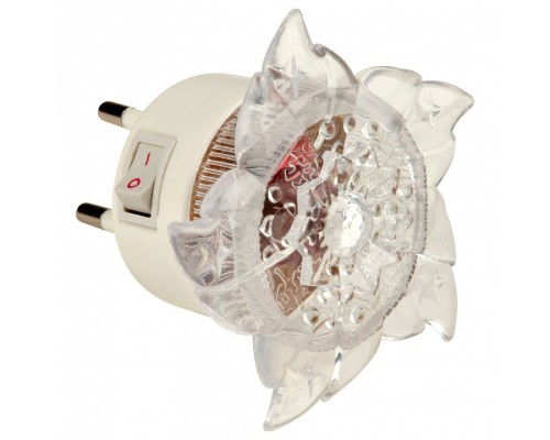 Ночник Uniel DTL-308 DTL-308-Цветок/RGB/4LED/0,5W