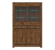 Шкаф-витрина Када с подсветкой REG2W2D