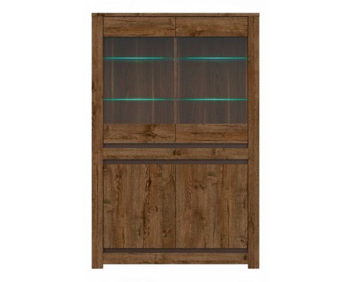 Шкаф-витрина Када с подсветкой REG2W2D