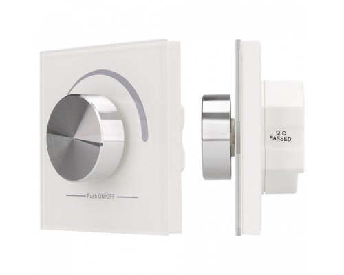 Панель-диммера роторная встраиваемая Arlight Rotary SR-2836R-RF-IN White (3V, DIM)