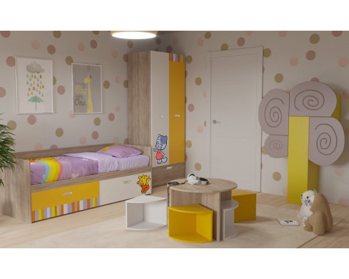 Гарнитур для деткой Юниор Оранжевая Корова