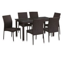 Набор уличный T256A/Y380A-W53 Brown 6Pcs