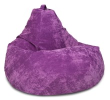 Кресло-мешок Фиолетовый Микровельвет L