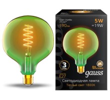 Лампа светодиодная Gauss Colored E27 5Вт 1800K 1012802105