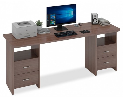 Стол письменный Домино Lite СКЛ-Прям190Р+2ТЯЛ