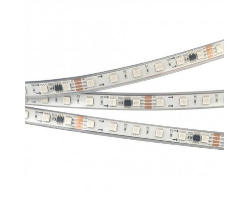 Лента светодиодная Arlight SPI-5000P-5060-60 24V Cx6 RGB-Auto (12mm, 13.2W/m, IP66) 026570(1)